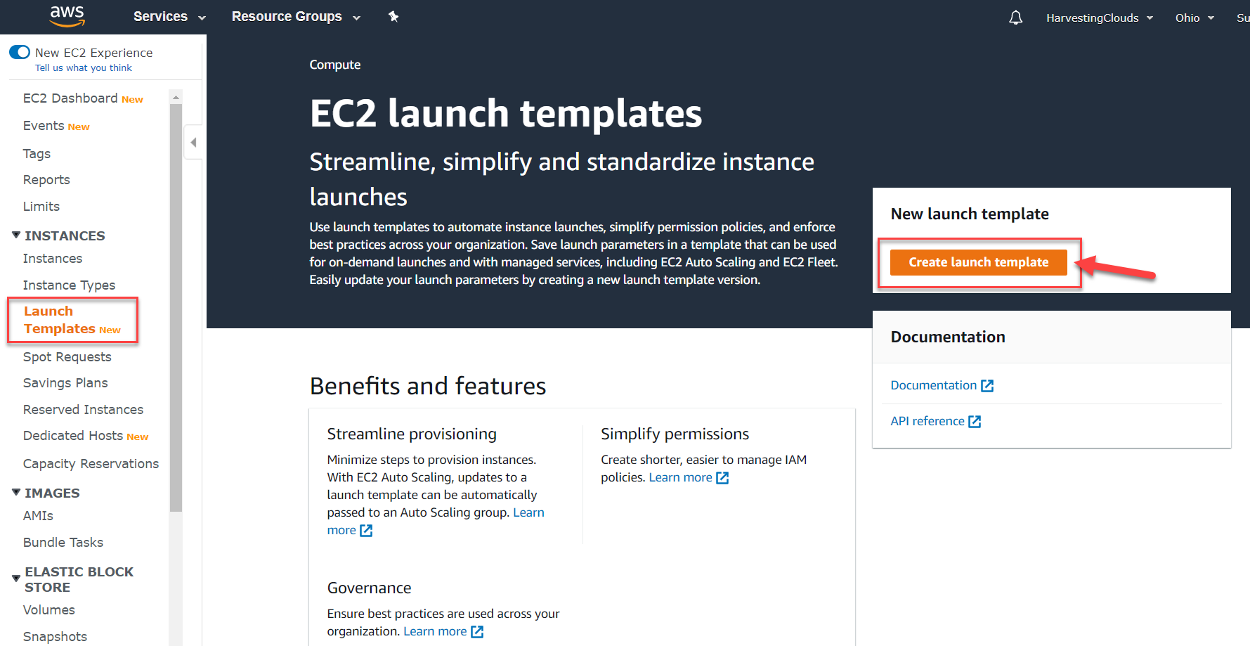 Launch Templates