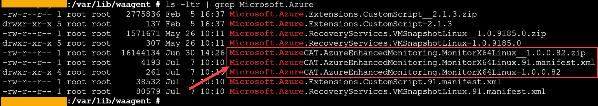 Azure Enahnced Monitoring Files