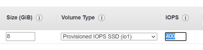 AWS2 - Provisioned IOPS