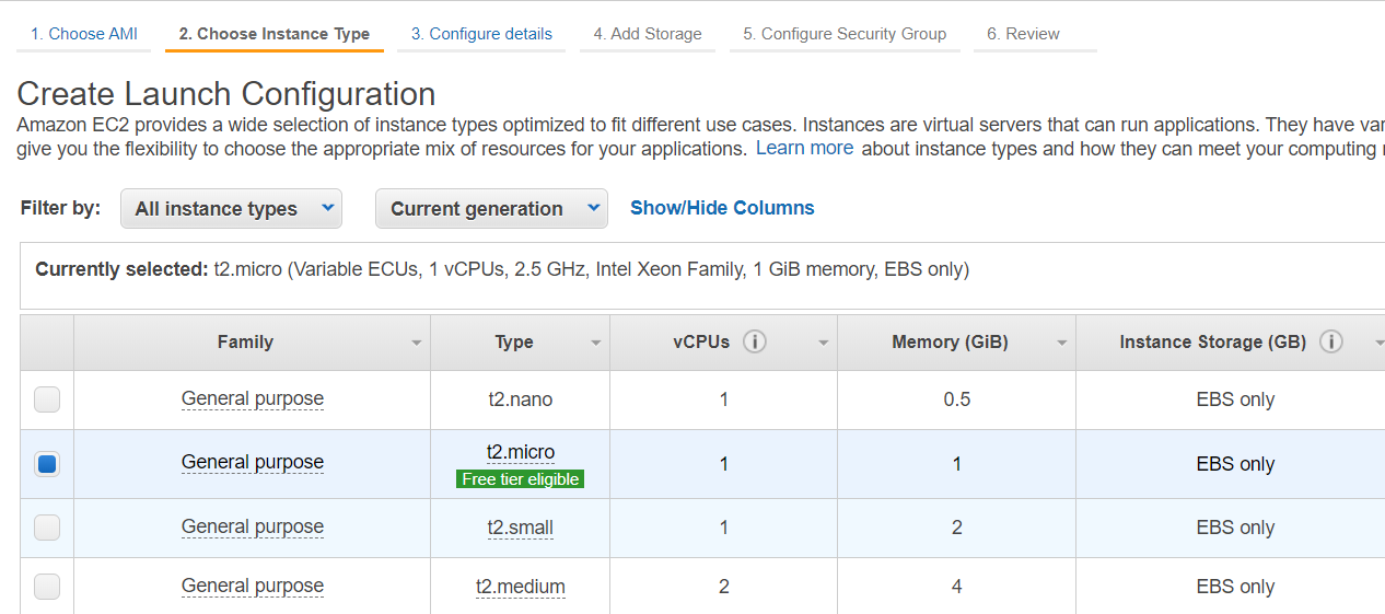 Instance Type