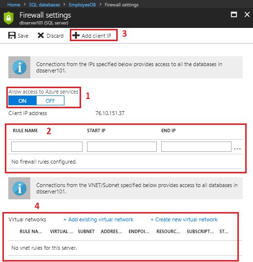 Firewall Settings