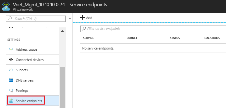 Navigating to Service Endpoints