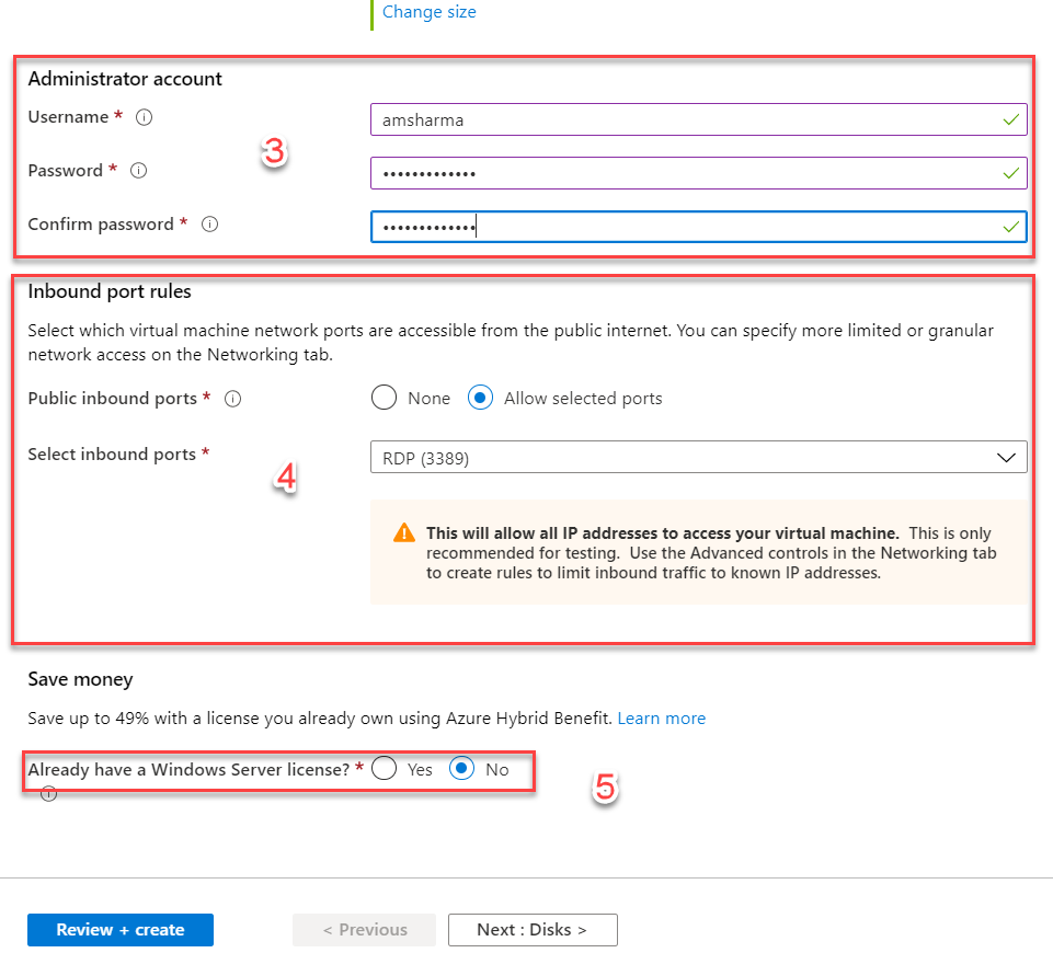 3_1 Creating a VM