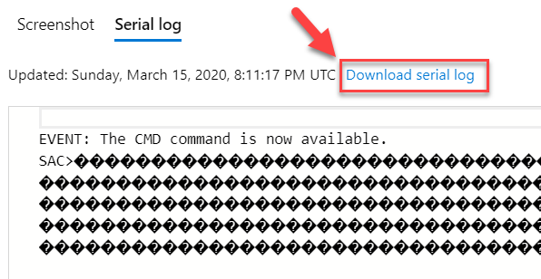 Serial log