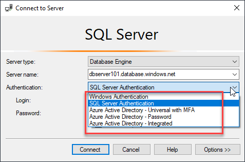 Azure SQL Basics - Connecting to Azure SQL DB using SSMS :: Harvesting  Clouds