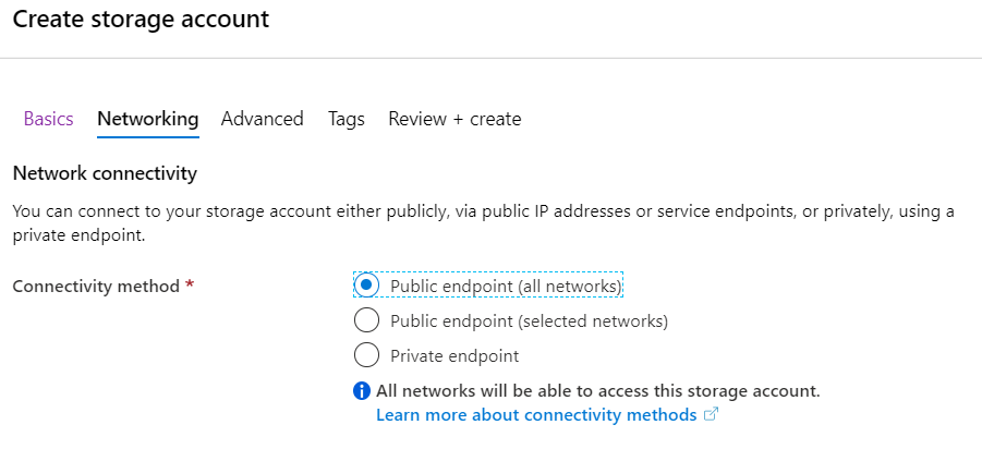 Networking Details