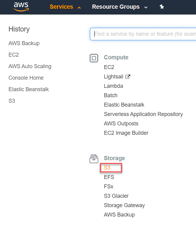 S3 option