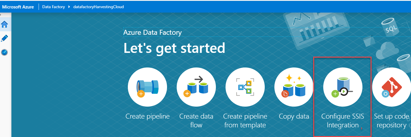 Configure SSIS Integrations