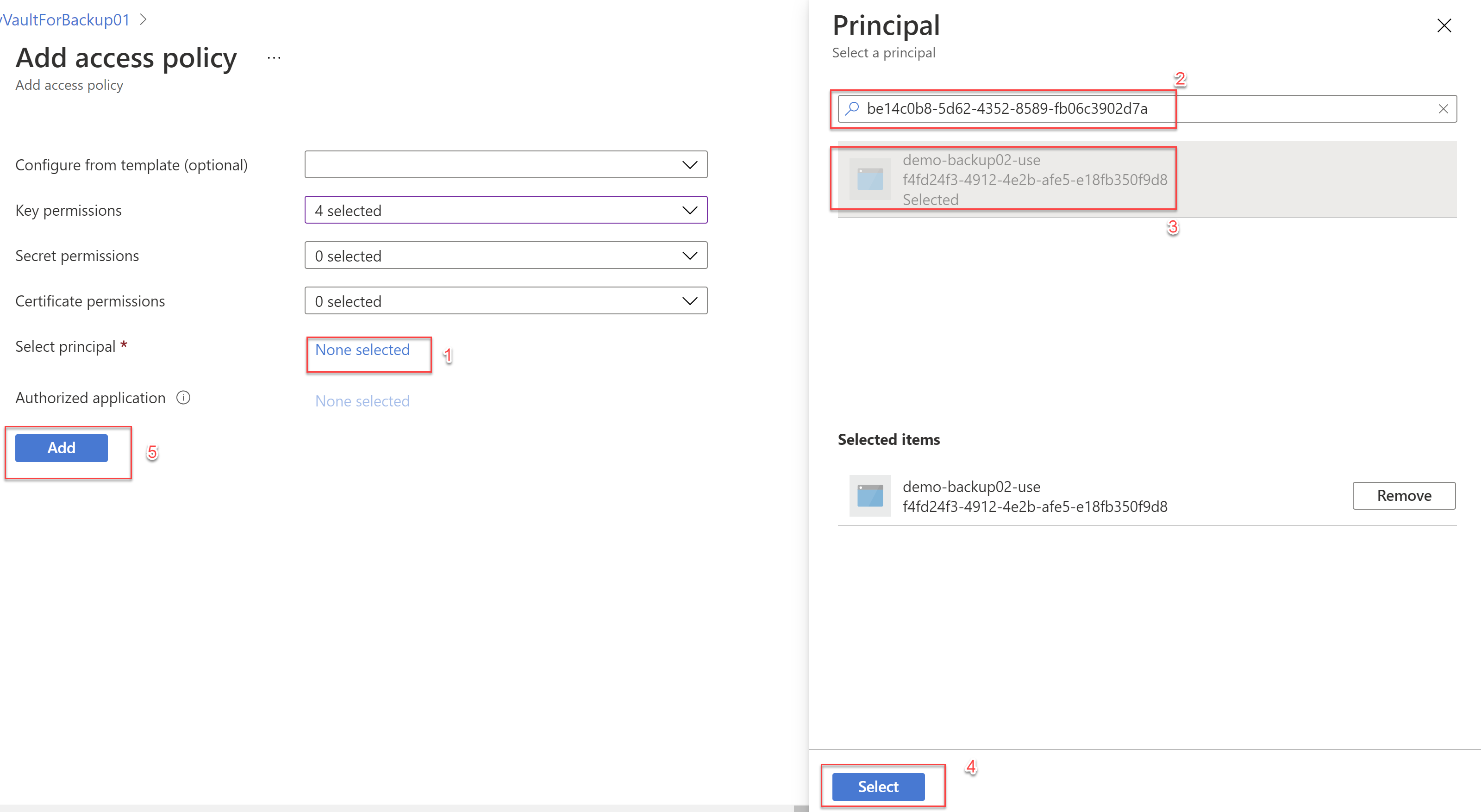 Selecting a Principal