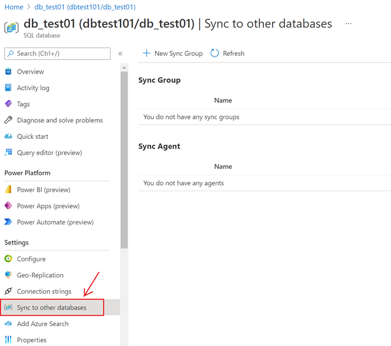 Sync to other databases