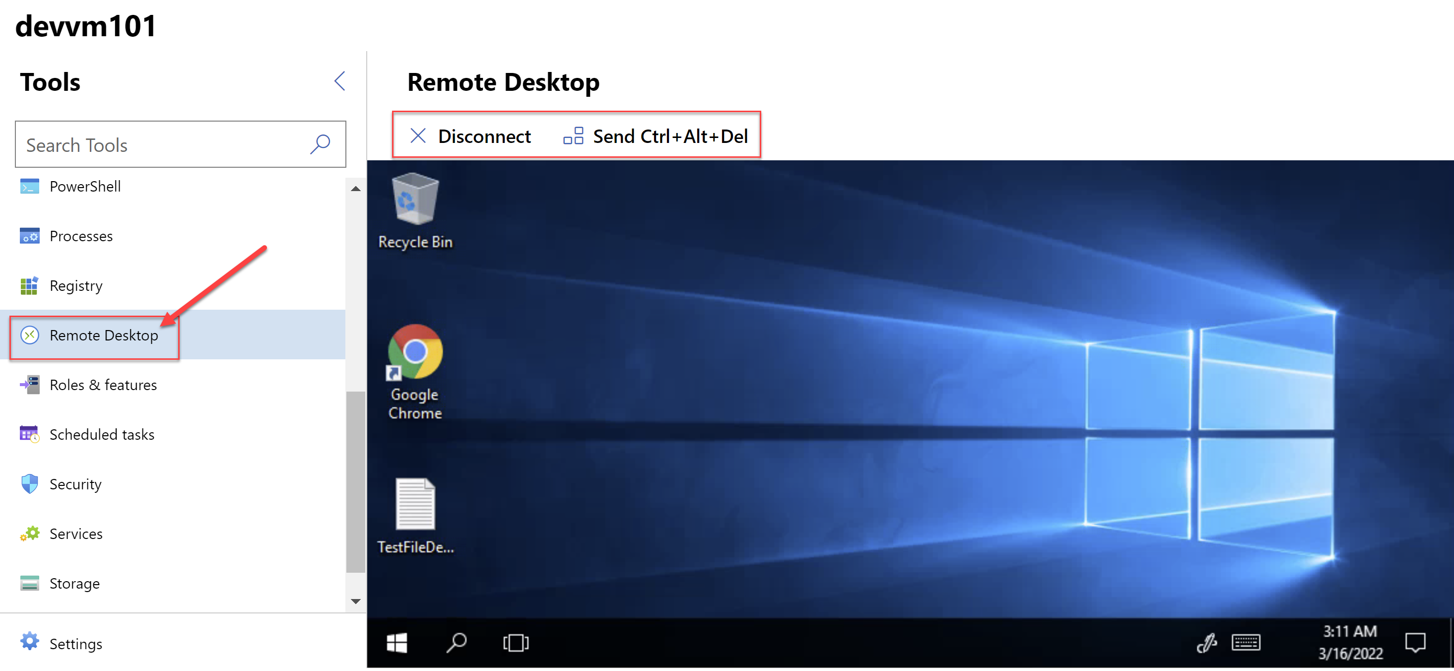 Remote Desktop - Connect Experience