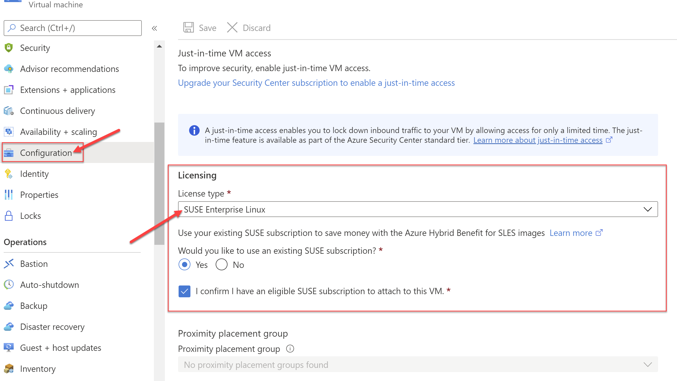 SUSE BYOS Configuration